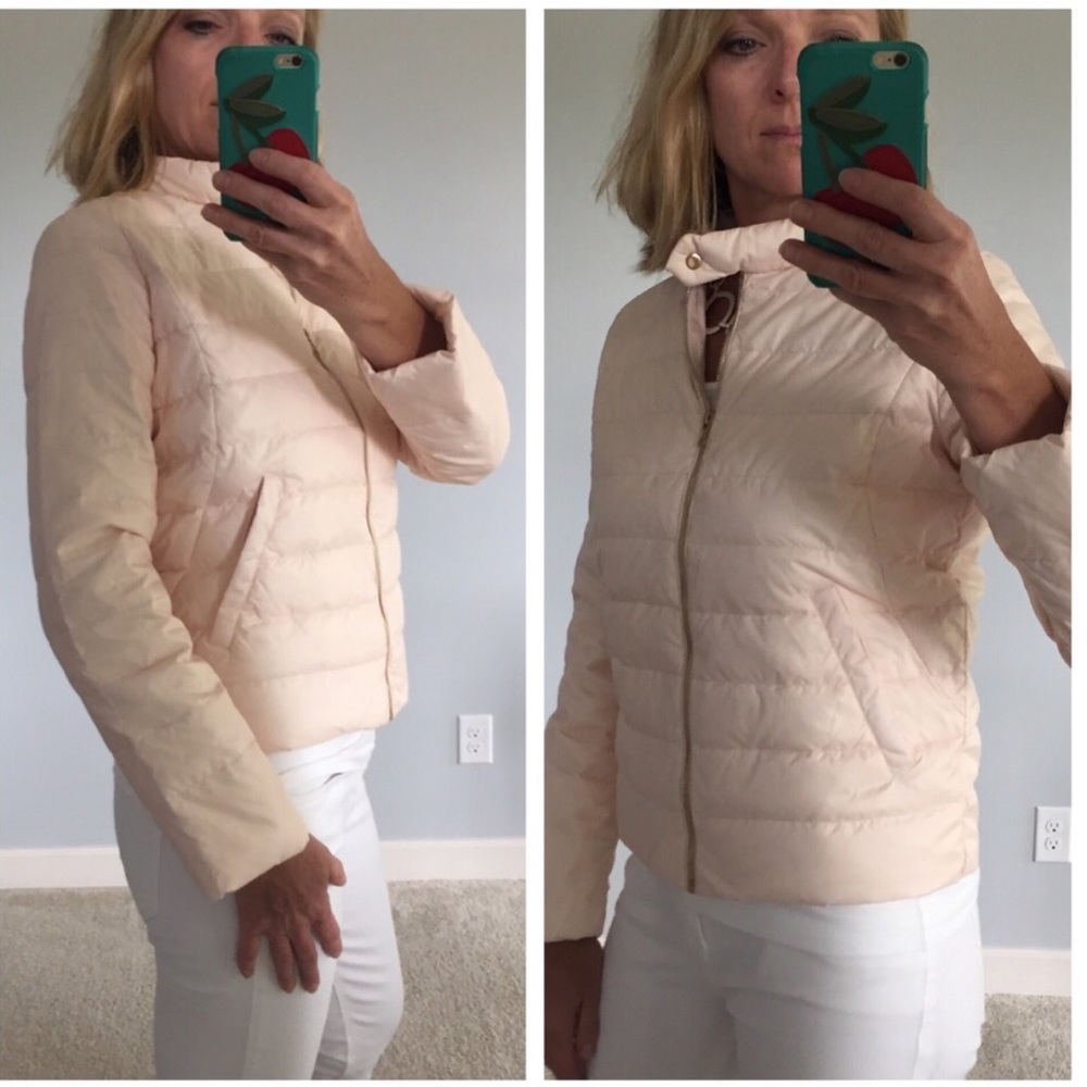 ♥️SIZE SMALL♥️Puffer Jacket in Light Peach - Picture 5 of 5